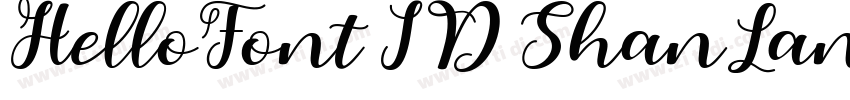 HelloFont ID ShanLan字体转换